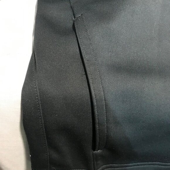 Reebok Jacket Men L Charcoal Full Zip Play Dry Pockets Polyester Lightweight - Picture 6 of 10